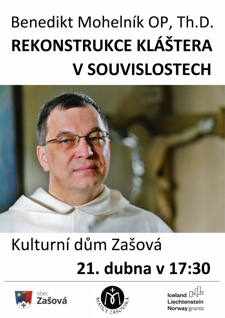 Přednáška „Rekonstrukce kláštera v souvislostech“